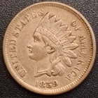 1859 Indian Head Cent - Combined Shipping