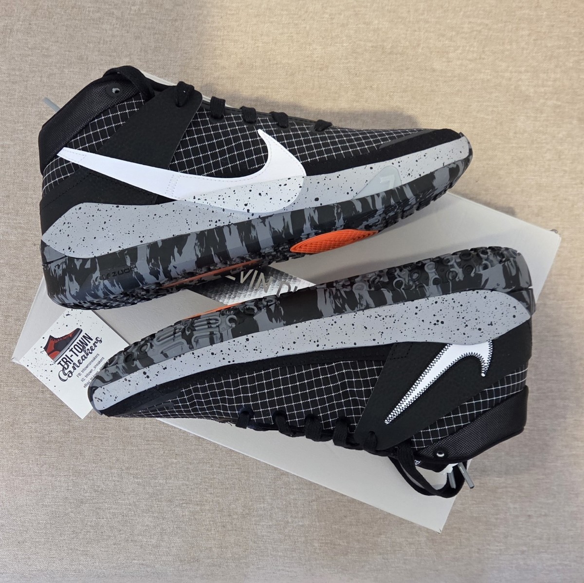 %Size 8 Nike KD 13 Oreo Basketball Suns Sneakers C19948-004 Men A4 Nike KD 13 Oreo shoes - CI9948-004 Sneakers Basketball Sz 9  main image 3