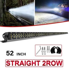 8 14 22 32 42 52 Led Light Bar Spot Flood Combo Driving Truck Suv Offroad Utv