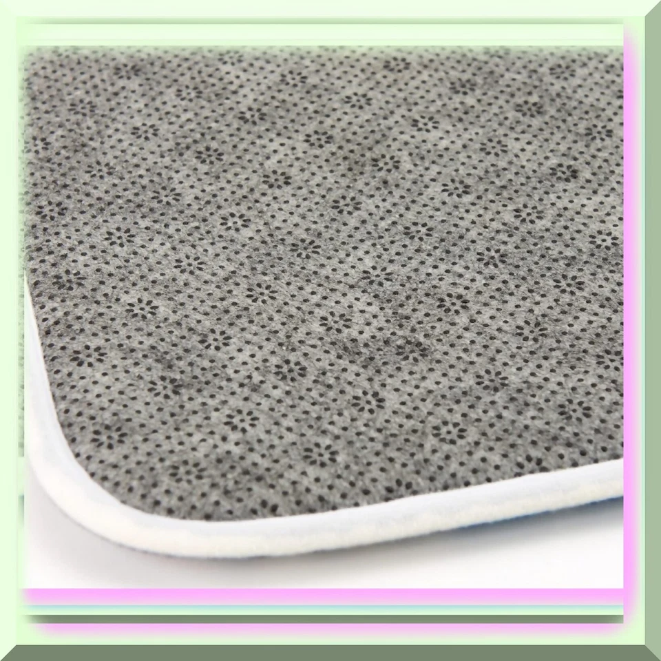 Alfombra de baño de espuma viscoelástica multicolor para mayor comodidad Foto 3 de 4