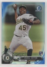 2017 Bowman Chrome Blue Refractor 110/150 Jharel Cotton #22 nh6