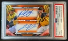 2024 Bowman's Best Jared Jones Paul Skenes Auto RC Orange Refractor #20/25 PSA 9