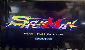 ShockMan game with manual & sleeve (NEC TurboGrafx-16) Tested And Works!!