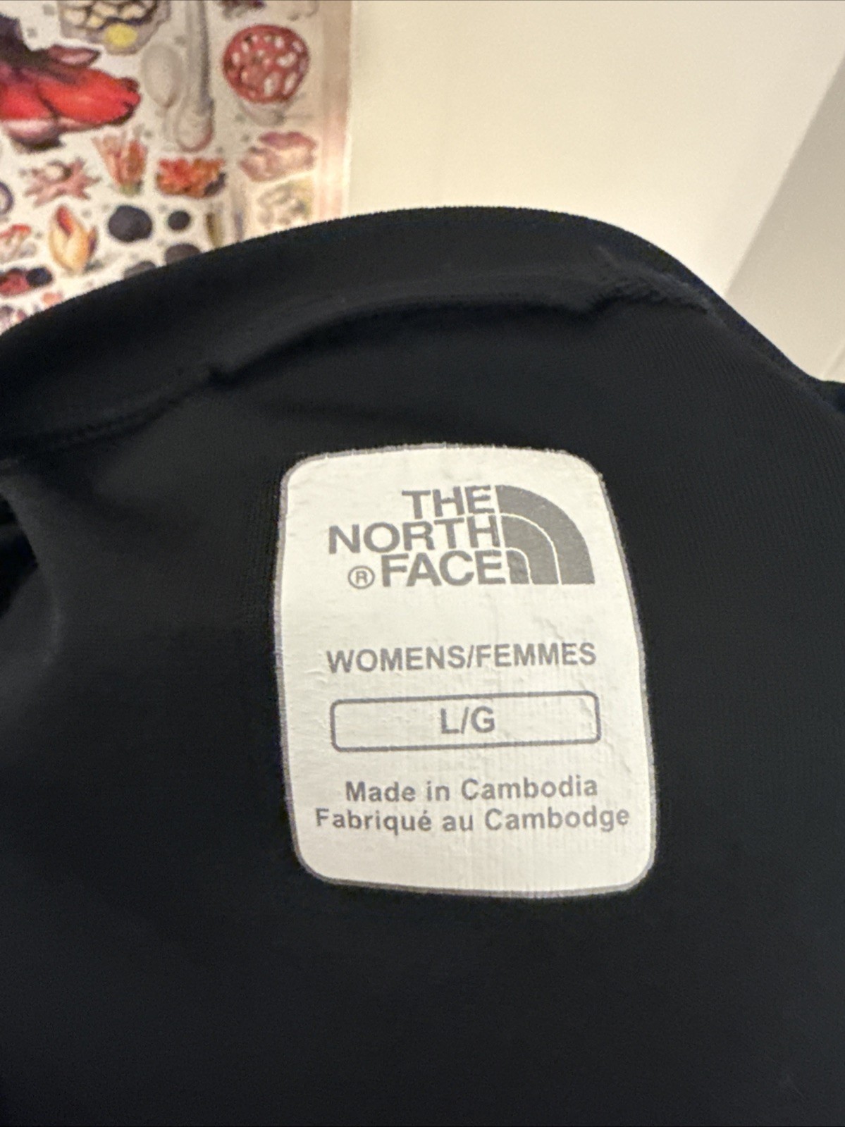 THE NORTH FACE Athletic T-Shirt Woman's Black L/G thumbnail 4