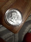 1952 CH BU Franklin Silver Half Dollar GEM BU MS F.B.L. I Believe. See Pictures