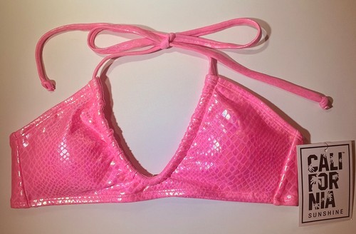 Nuevo con etiquetas Bikini California Sunshine Hot Pink parte superior inferior S M L XL MEZCLA Y COMBINACIÓN $70 - Imagen 10 de 14
