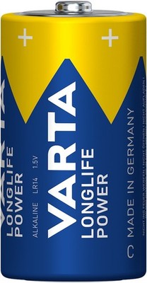 2 x Varta Longlife Power Alkaline Baby C LR14 AM-2 1,5V Batterien lose bulk