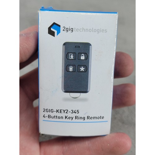 2GIG Technologies 2GIG-KEY2-345 4-Button Wireless Key Ring Remote Alarm Fob