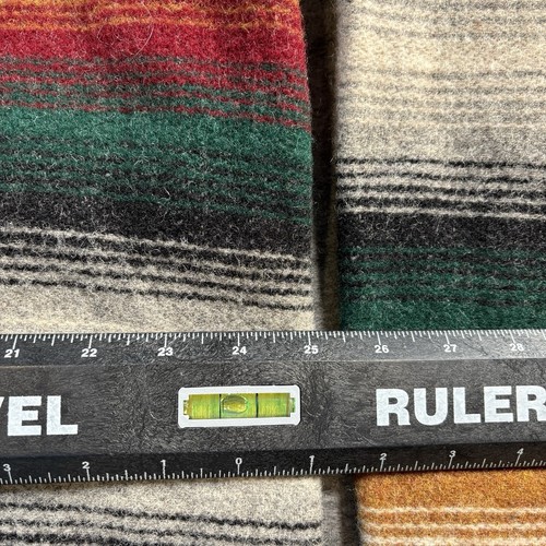 Vtg Woolrich Barn Coat Mens Large Striped Aztec Southwestern Wool Blend USA Made - Picture 8 of 10