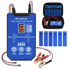 Fuel Injector Tester and Universal Cleaner Tool Kit， 6 Size Cleaning Adapters...