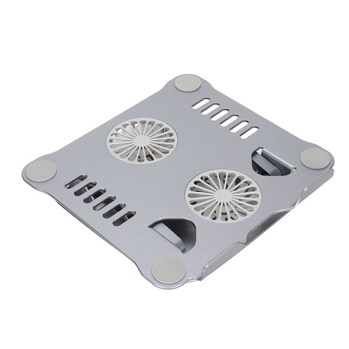 Laptop Stand With 2 Cooling Fans Foldable Adjustable Laptop Cooling Stand Fo Hot - Afbeelding 2 van 30