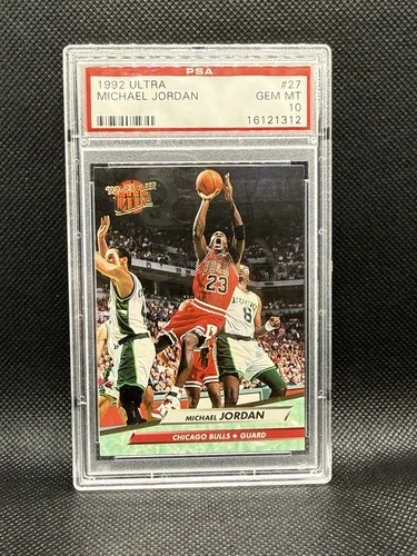Fleer 1992-93 Ultra Michael Jordan Card #27 PSA 10 Chicago Bulls
