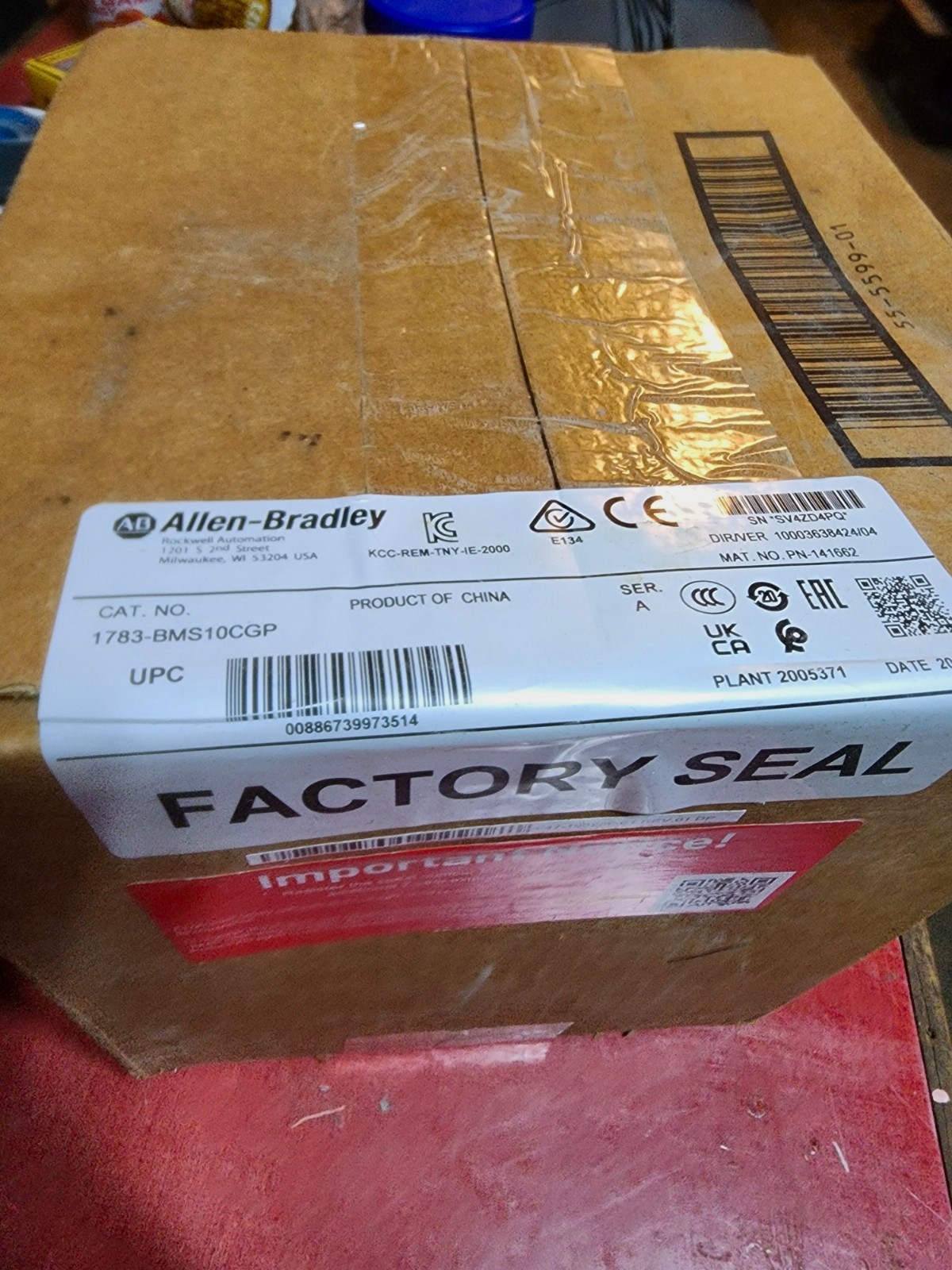 Allen-Bradley 1783-BMS10CGP Stratix Ethernet Communication Ethernet Switch