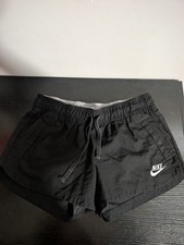 Nike Athletic Shorts M 8-10 Black Dri-FIT Running Training Gym Lined