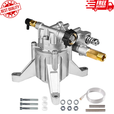 #ad #ad Shaft Vertical Pressure Washer Pump Rear Inlet Outlet 3000 PSI @ 2.5 GPM Replace $94.11