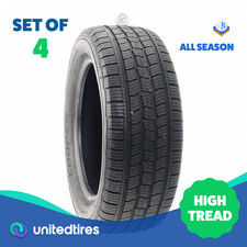 Set Of 4 Used 27555r20 Cooper Discoverer Htp Ii 117h - 9-1132 1abai