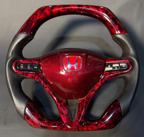 Honda Civic 2007-12 Forged Carbon Fiber Steering Wheel