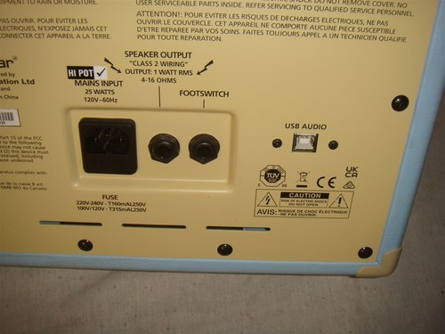 BLACKSTAR HT-1R MKII GUITAR GUITAR VALVE COMBO AMP W REVERB/USB LT ED BABY BLUE - Picture 6 of 7