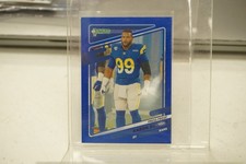 2021 Aaron Donald Donruss Press Pass Blue No Helmet
