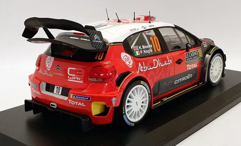 Norev 1/18 Scale Model 181636 - Citroen C3 WRC 2018 Monet Carlo 2018 - Image 4 of 4