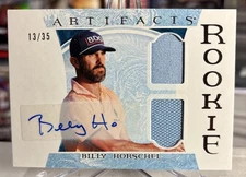 Billy Horschel 2024 UD Portfolio Artifacts Rookie Patch AUTO RPA PGA RC SSP /35