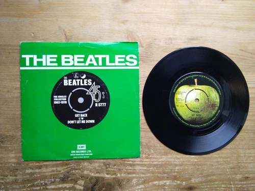 The Beatles Get Back / Don't Let Me Down EX 7" Single Vinyl Record R5777 (AJ)
