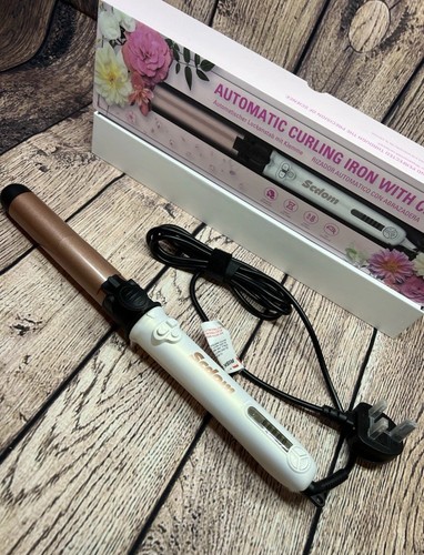 Rotierender Lockenstab 26mm Automatic Reset Hair Curler Instant Heat Ionic 360° - Bild 17 von 24