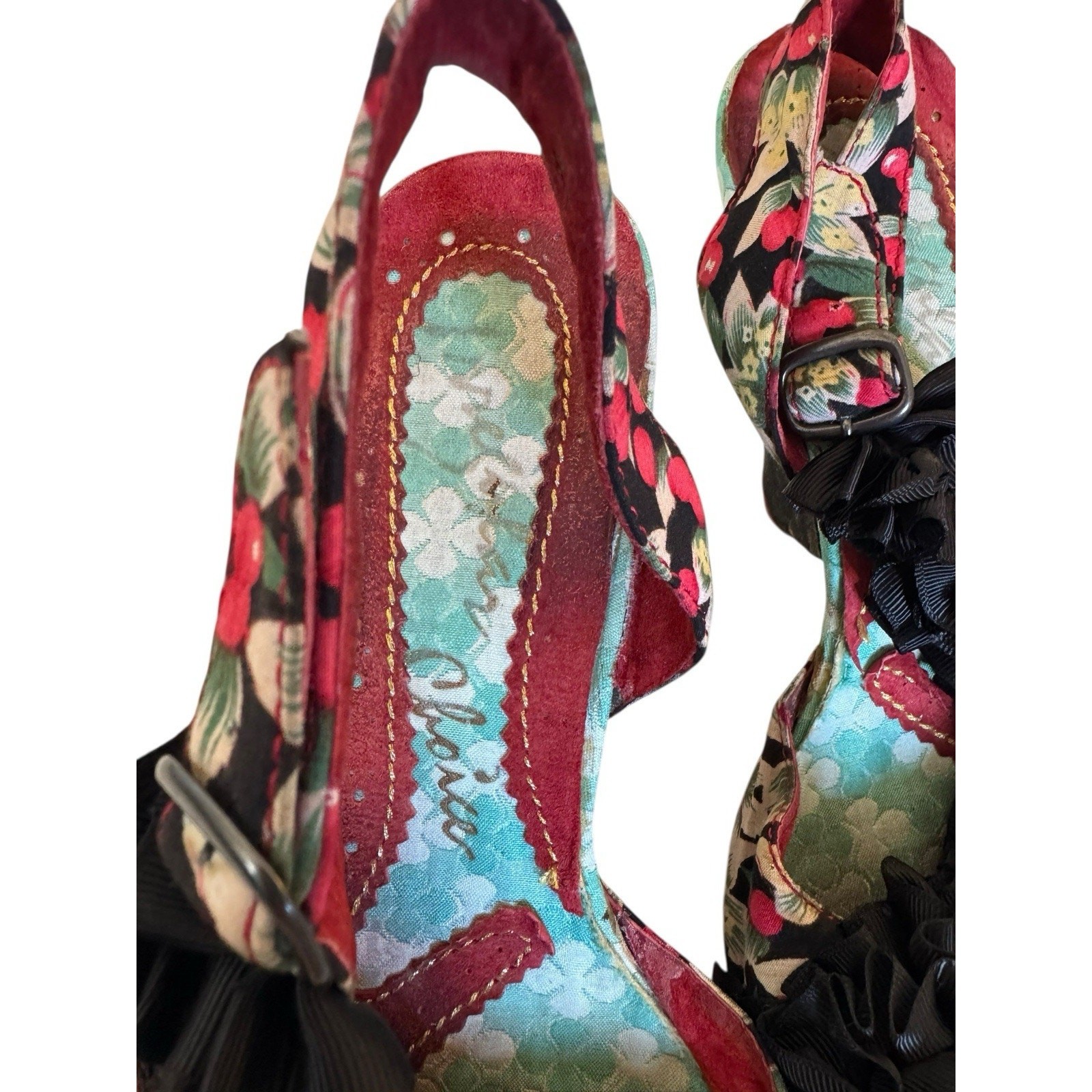 IRREGULAR CHOICE Raspberry Ripples Slingback Sand… - image 5