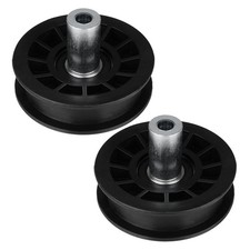 2 Pack Flat Idler Pulley For Husqvarna Poulan YTH2448 CT131 532179114 179114