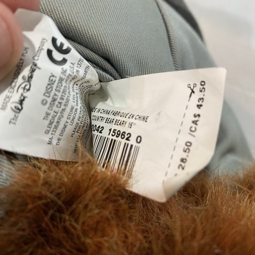 Peluche Disney The Country Bears Beary Barrington 15' - Foto 4 di 7