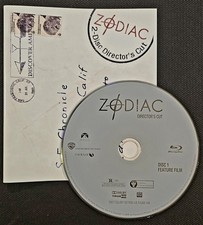 Zodiac Director's Cut  Blu-ray, 2007 DISC  ARTWORK ONLY