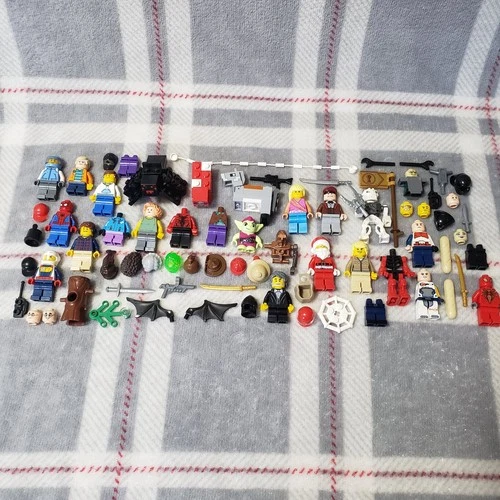 Lego Minifigure Parts And Accessories Lot Star Wars Harry Potter Firemen Misc+
