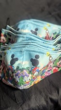 Disney Kids Fabric Washable Reusable Cartoon Face Masks Pack of 10 Mickey