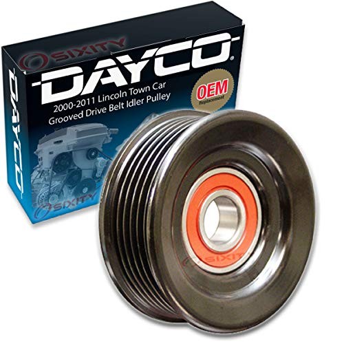 Puleggia scanalata Dayco cinghia trasmissione puleggia folle compatibile con Lincoln Town Car - Foto 2 di 7