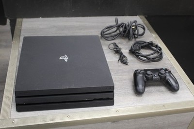 Sony PlayStation 4 Pro 1TB Game Console - Jet Black with Black Controller