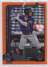 2025 Topps Pro Debut Orange Foil 10/25 Bairon Ledesma #PD-192 1pp0