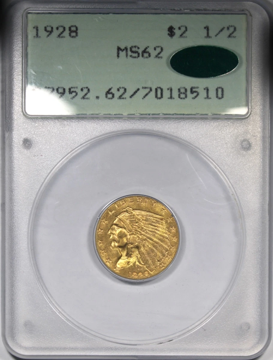 1928 Year Quarter Eagle $2.50 US Gold Coins (Pre - 1933) for sale