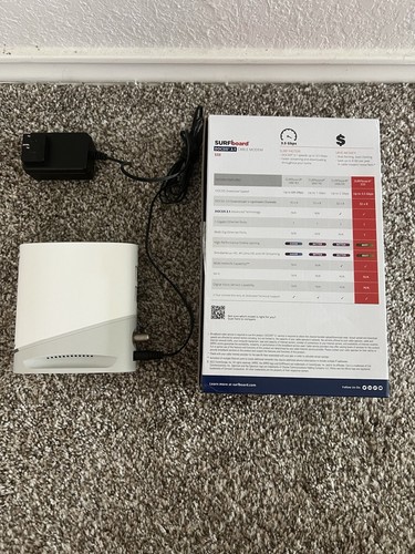 ARRIS S33 SURFboard DOCSIS 3.1 Multi-Gigabit Cable Modem 2.5 Gbps FOR PARTS only - Bild 5 von 5