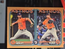 2024 Topps Update Series - Rookie Combos Shawn Dubin, Blair Henley US252 /2024