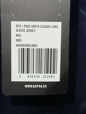 Rapha Paul Smith Collaboration Classic Long Sleeve Half-Zip Jersey