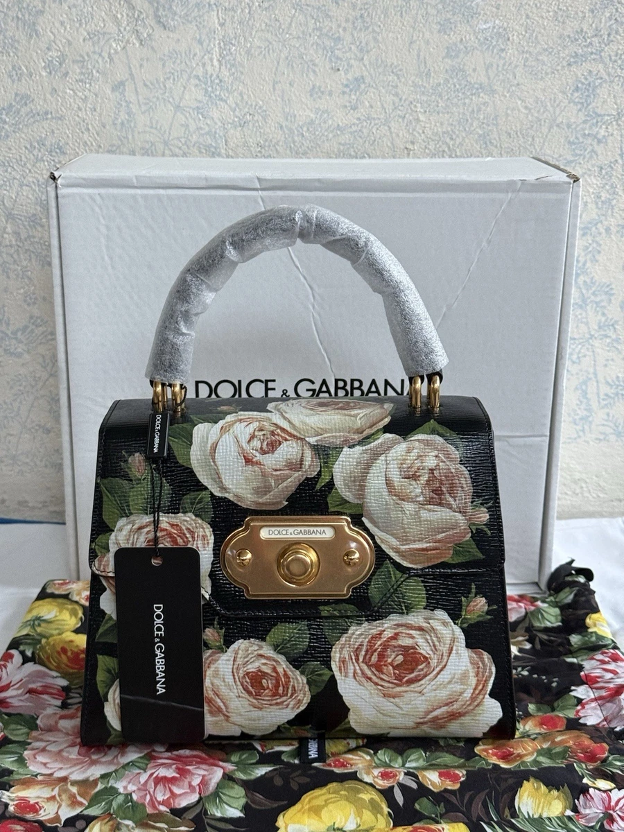 Dolce&Gabbana Leather Exterior Floral Bags & Handbags for Women