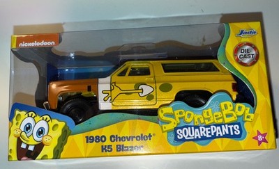 Jada Druckguss Nickelodeon SpongeBob Schwammkopf - 1980 Chevrolet K5 Blazer