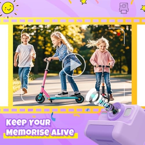 Kinderkamera Sofortbild, 1080P Sofortbildkamera für Kinder mit 32GB - Bild 4 von 5