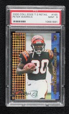 2000 Collector's Edge T3 Retail Peter Warrick #165 PSA 9 MINT 07b3
