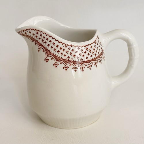 Franciscan English Ironstone Orleans Creamer England 3.5” Brown White Vintage - Picture 8 of 8
