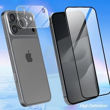 For Apple iPhone 17 Pro Max 17 Air Tempered Glass Camera Lens & Screen Protector