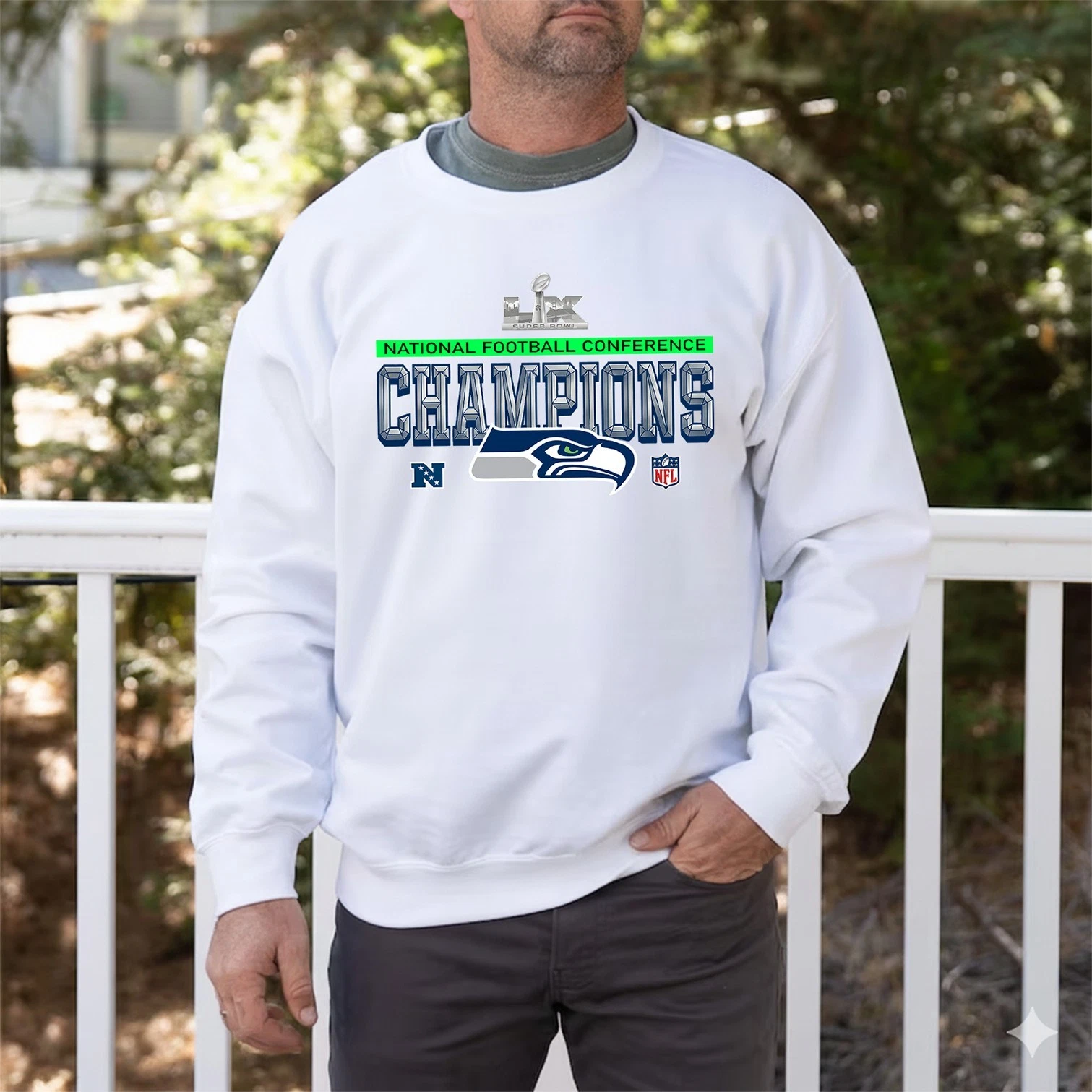 Seattle Seahawks 2025 NFC Champions Sweatshirt