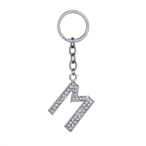 Sparkle Crystal Alphabet Keychain Initial Letter Key Ring Chain #66 Hot A-Z @ - Picture 25 of 38