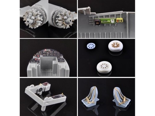 ★Hobby365★ New 1/48 F4U-1D CORSAIR DETAIL-UP PARTS for Tamiya #MA48008 - Imagen 3 de 12