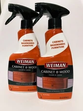 Weiman Wood Cleaner and Furniture Polish Spray - 16 Fluid Ounce Lot Of 2